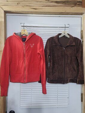 American Eagle/Jason Maxwell womans petite small zip front jacket/top